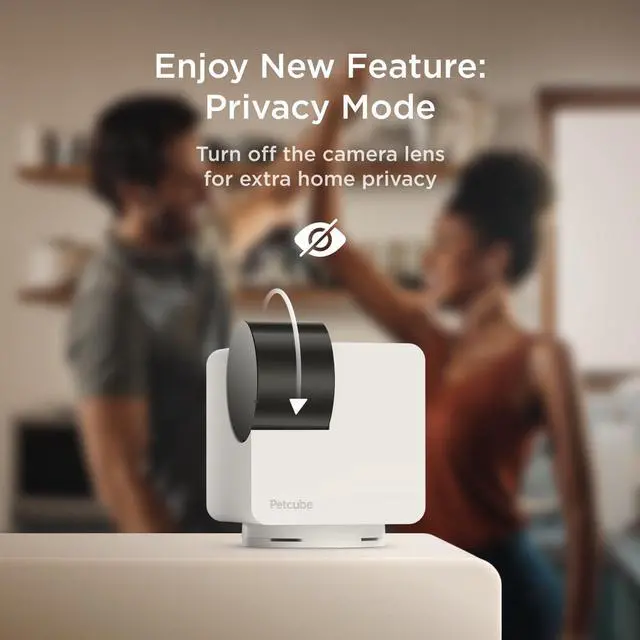 Alt view image 5 of 6 - 360 Camera Interactive WiFi Pet and Home Security Pan-Tilt Camera with Phone App, 1080p HD Video, 360° Rotation, Night Vision, AI Alerts