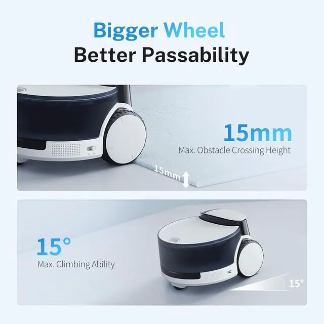 Alt view image 6 of 7 - 2.5K Camera Robot: Movable WiFi QHD Cam, Indoor Smart Home Security, Night Vision, 2-Way Audio, Remote App Control, Photo, Video for Cat/Dog/Family (w/Storage Module)