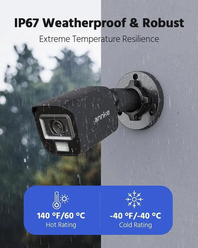 Alt view image 6 of 7 - 3K Lite Security Camera System Outdoor with AI Human/Vehicle Detection, 8CH H.265+ DVR and 8 x 1920TVL 2MP IP67 Home CCTV Cameras with Smart Dual Light, Color Night Vision, 1TB Hard Drive - E200