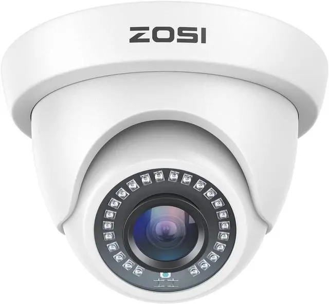 Main image of 2.0MP HD 1080P 1920TVL Hybrid 4-in-1 TVI CVI AHD 960H CVBS CCTV Dome Camera Indoor Outdoor ,80ft Day Night Vision Aluminum Metal Housing For HD-TVI, AHD, CVI, and CVBS/960H analog DVR(White)