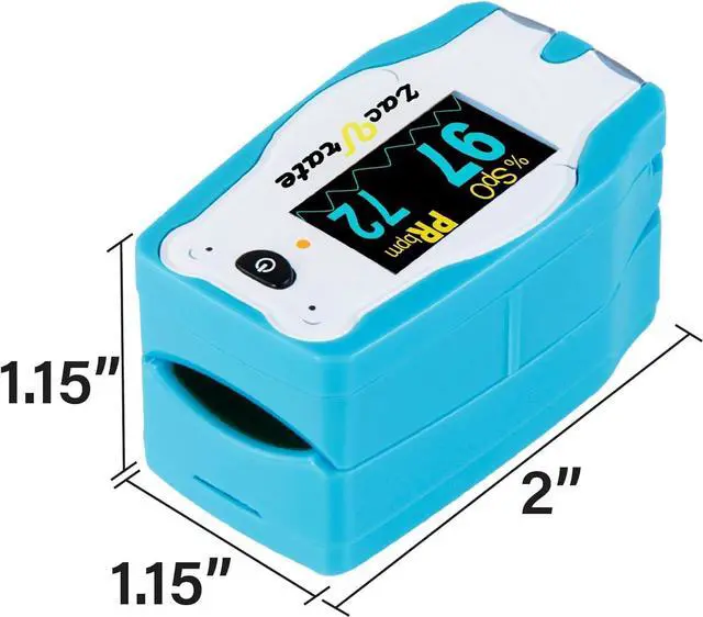Alt view image 4 of 7 - Children Digital Fingertip Pulse Oximeter Blood Oxygen Saturation Monitor with Adorable Animal Theme (not for newborn/infant)