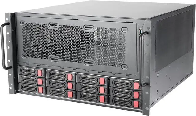 Alt view image 5 of 7 - SilverStone Technology RM61-312 6U 12-Bay Rackmount Chassis, SST-RM61-312