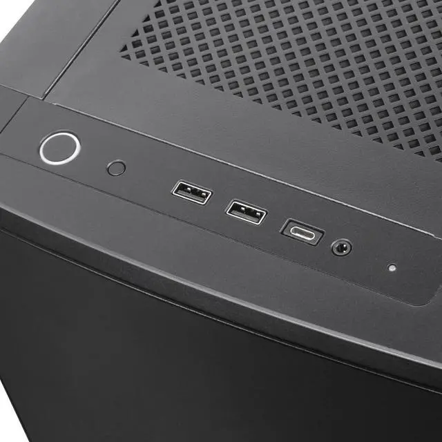 Alt view image 5 of 6 - SilverStone Technology SETA Q1 Silent Mid Tower Case with Soundproofing, SST-SEQ1B