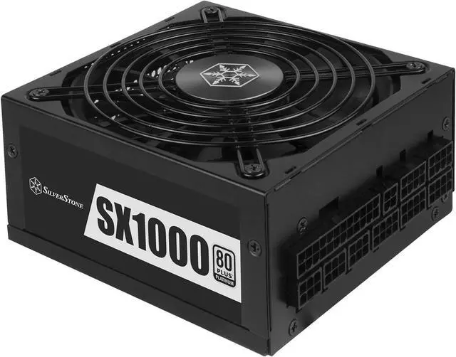 Alt view image 3 of 7 - SilverStone Technology SX1000 Platinum, 80 Plus Platinum 1000W Fully Modular SFX-L Power Supply, SX1000-LPT-X V1.1