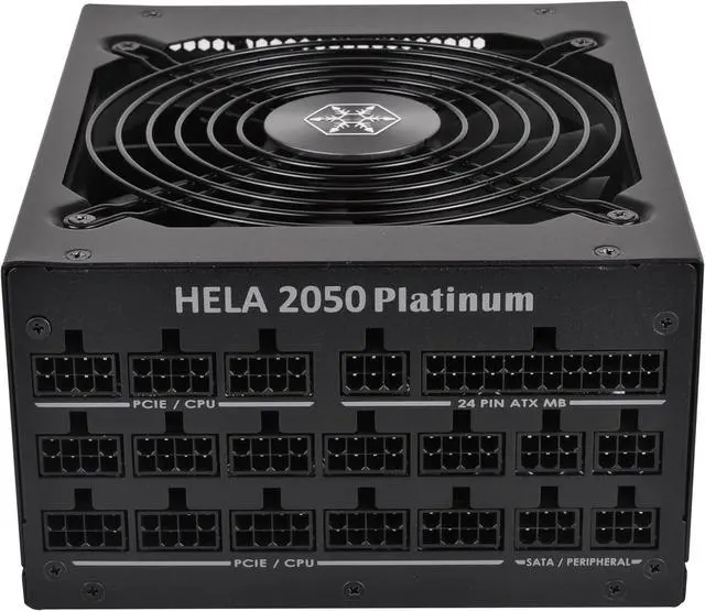 Alt view image 3 of 7 - Silverstone HELA 2050 Platinum Cybenetics Platinum Certified 2050W ATX Power Supply, SST-HA2050-PT (SST-AX2050MCPT-A)