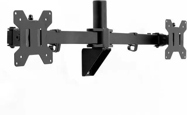 Main image of Premium Dual 21 to 32 inch LCD LED Monitor Wall Mount, Heavy Duty Telescoping Arms, Flush Wall Setup, Fits 2 Screens, Black, MOUNT-TS32B