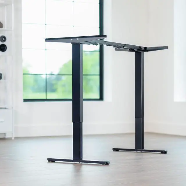 Alt view image 4 of 7 - Heavy Duty Dual Motor Electric Sit Stand Desk Frame, 220 lbs Capacity up to 85" x 43" Tops, Memory Controller Height Adjustable Frame Only, Black, DESK-E-200B
