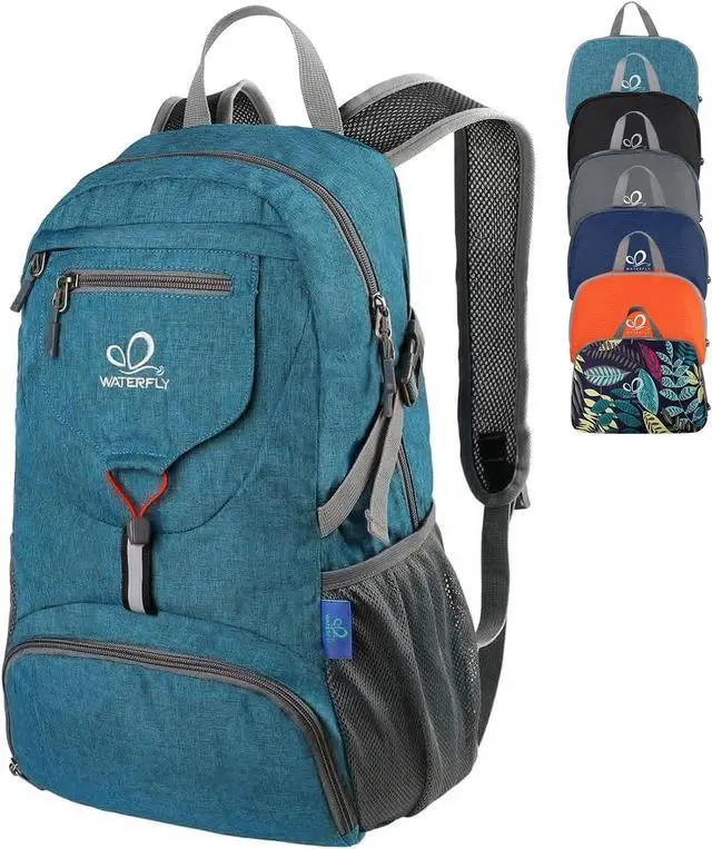 Main image of WATERFLY Small Lightweight Packable Backpack: 20l Ultra Light Foldable Travel Hiking Camping Daypack Day Pack for Man Woman