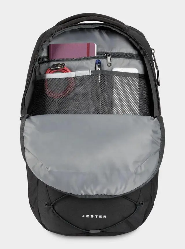 Alt view image 4 of 5 - THE NORTH FACE Jester Everyday Laptop Backpack | Commuter Daypack with Water Repellent Finish, 16" Laptop Sleeve, Huge Main Compartment, TNF Black-NPF, One Size