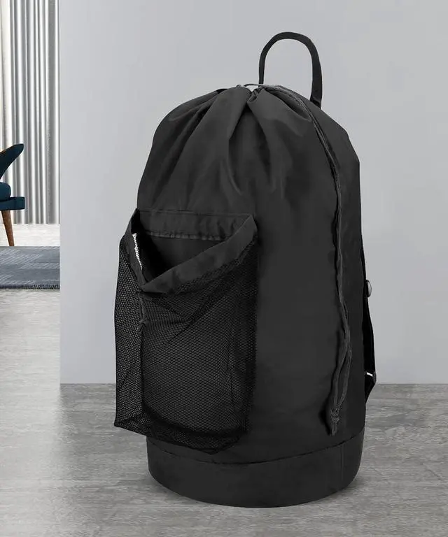 Main image of Dalykate Backpack Laundry Bag, Laundry Backpack with Shoulder Straps and Mesh Pocket Durable Nylon Clothes Hamper Bag with Drawstring Closure for College, Travel, Laundromat, Apartment