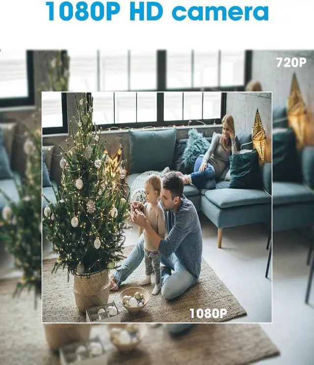 Alt view image 6 of 6 - 1080 HD Hidden Cameras Wireless Mini Spy Camera Small Nanny Cam Wall Outlet Charger WiFi Camera Indoor Camera for Home SecurityUpgraded