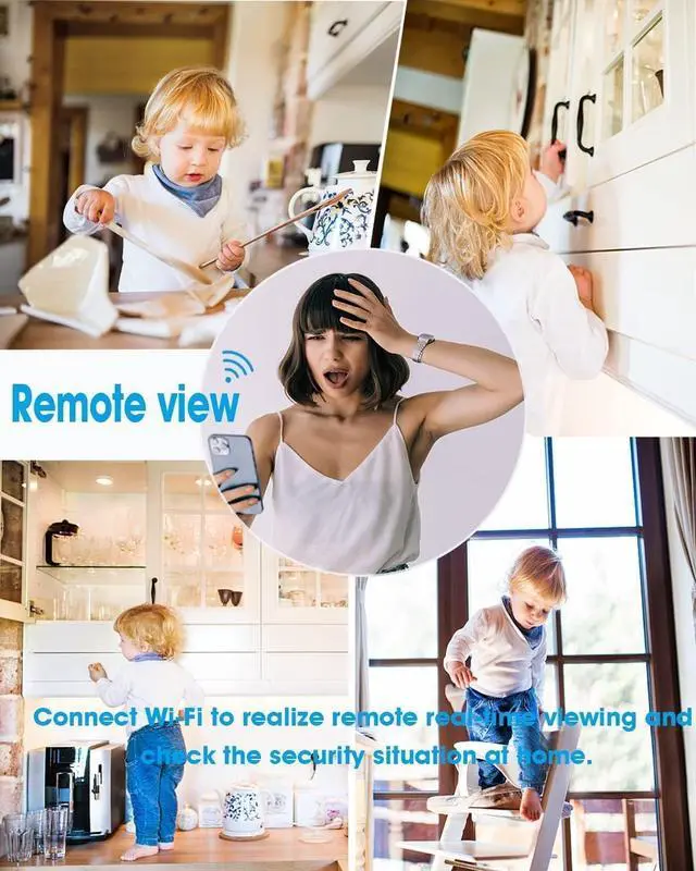 Alt view image 5 of 6 - 1080 HD Hidden Cameras Wireless Mini Spy Camera Small Nanny Cam Wall Outlet Charger WiFi Camera Indoor Camera for Home SecurityUpgraded