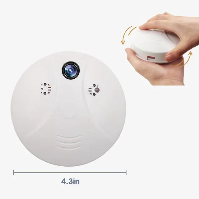 Alt view image 3 of 5 - Indoor Camera Security Cameras, Nanny Cam 1080P HD Motion Detection for Surveillance, Small Mini Cams Loop Recording for Home Office