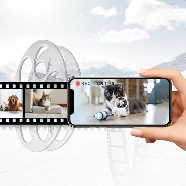 Alt view image 4 of 5 - Indoor Camera Security Cameras, Nanny Cam 1080P HD Motion Detection for Surveillance, Small Mini Cams Loop Recording for Home Office