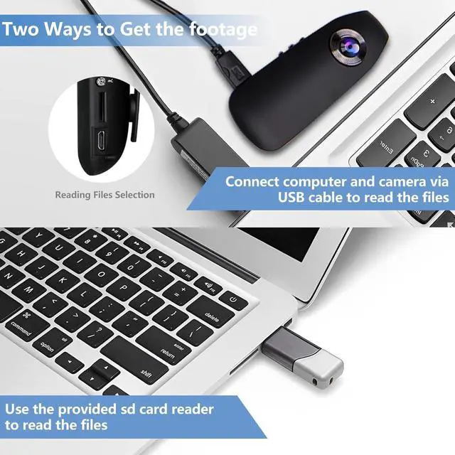 Alt view image 6 of 7 - Body Cam, 1080P Mini Body Camera, No WiFi Small Camera with Built-in 32GB TF Card, 3-7 HR Battery Life, Motion Detection, Support Time Stamp, Wearable Mini Cam for Cycling/Travel/Delivery