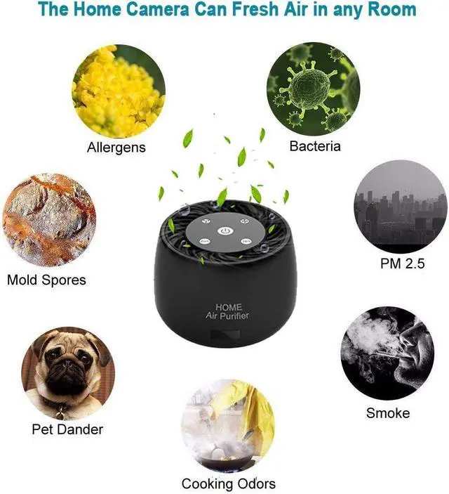 Alt view image 2 of 6 - Wireless-WiFi-Hidden-Spy-Camera, Pragovle 1080P Full HD with Night Vision and Motion Detection Alarm, Real-time Monitoring and Recording for Home/Office, Works with iOS&Android