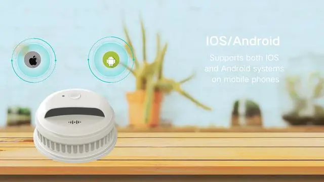 Alt view image 5 of 7 - Hidden Camera Smoke Detector Camera WiFi HD 2K Baby Monitor Surveillance Security Cam Motion Detection with App Live Feed Nanny Cam Indoor/Outdoor