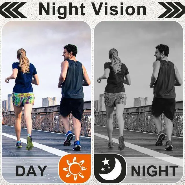 Alt view image 6 of 7 - Mini Body Camera, 1080P Portable Camcorder, Body Worn Cam, Sport Camera with 32GB SD Card, Night Vision for Cycling Climbing Security, No WiFi Needed