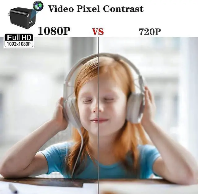 Alt view image 7 of 7 - 1080P WiFi Camera Hidden Indoor Security Camera Baby Monitor Surveillance Security Cam Hidden Spy Detector-002