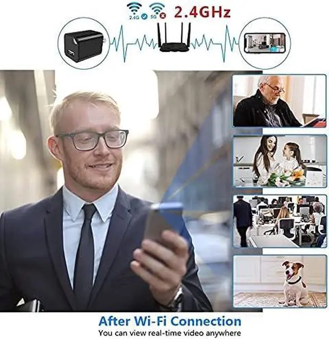 Alt view image 6 of 7 - 1080P WiFi Camera Hidden Indoor Security Camera Baby Monitor Surveillance Security Cam Hidden Spy Detector-002