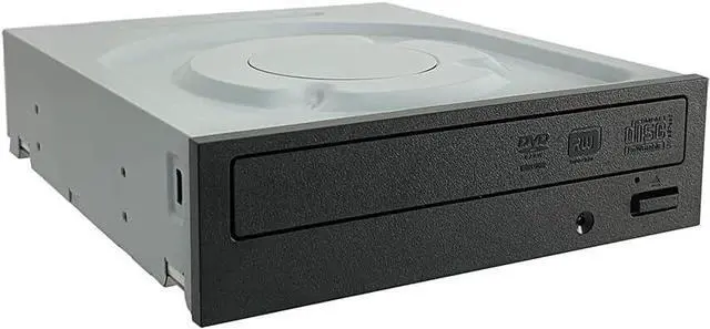 Alt view image 2 of 5 - Digital Lite-On IHAS124 24X SATA CD DVD/RW Dual Layer Internal Burner Drive Writer - Black (Bulk  Drive only)
