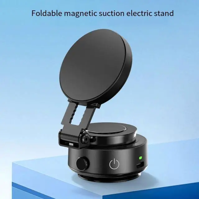 Alt view image 6 of 6 - V1 electric suction vacuum suction cup vehicle-mounted bracket magnetic phone holdertelescopic folding navigation screen vehicle rack