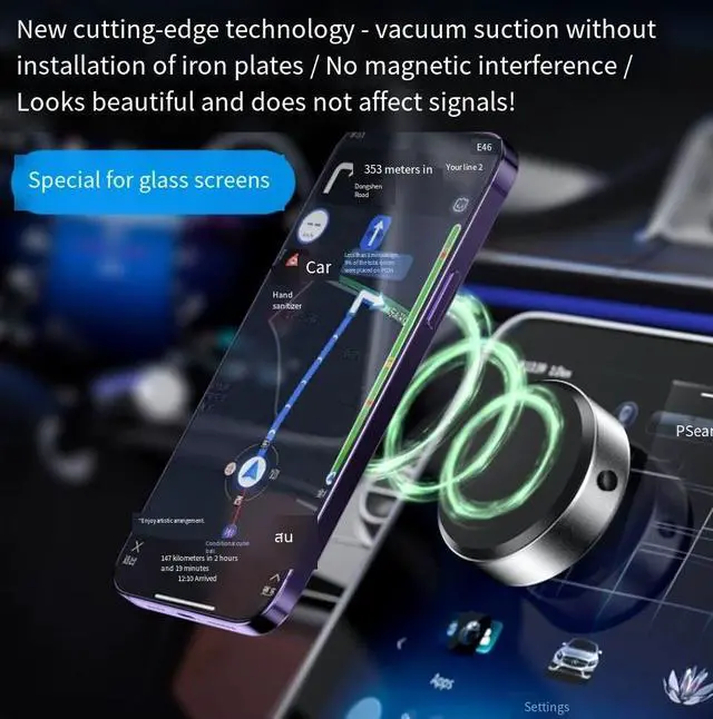 Alt view image 3 of 5 - Advanced technology first-generation electric vacuum suction dualsided adsorption mobile phone stand -screen electric strong magnetic
suction stand