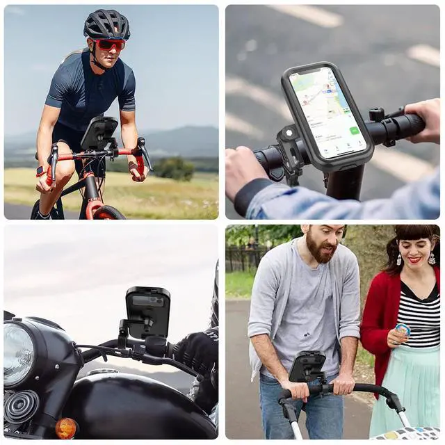 Alt view image 3 of 5 - New outdoor cycline waterproof mobile phone navigation stand for bicycle, electric vehicle, motorcycle handlebars, mobile phone holdei
