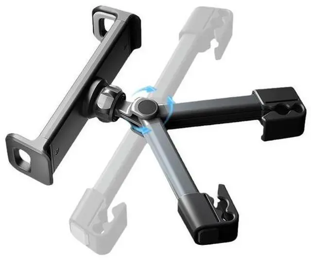 Main image of new upgradedtelescopic headrest support for car rearseat-universalholderfor mobile phones andtablets -360-degree rotation
