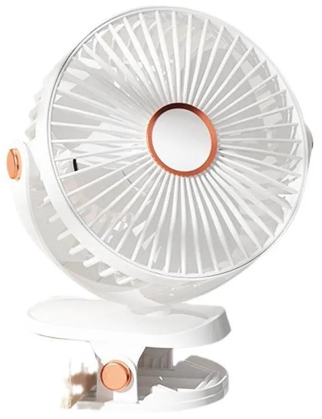Main image of Dormitory small fan - USB charging version for attaching to the desktop, portable night light with built-in battery version
