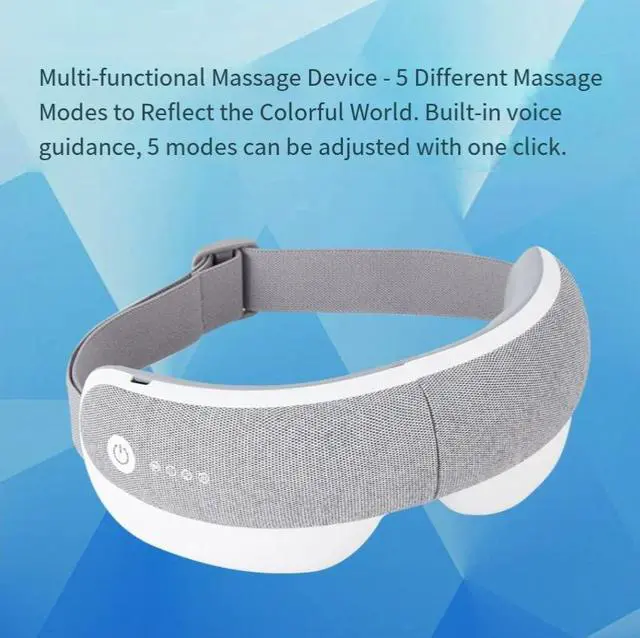 Alt view image 2 of 4 - Intelligent eye massage device, hot compress for eyes, Bluetooth foldable eye protection device, relieves eye fatigue