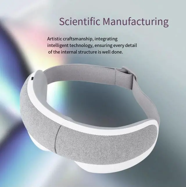 Alt view image 4 of 4 - Intelligent eye massage device, hot compress for eyes, Bluetooth foldable eye protection device, relieves eye fatigue