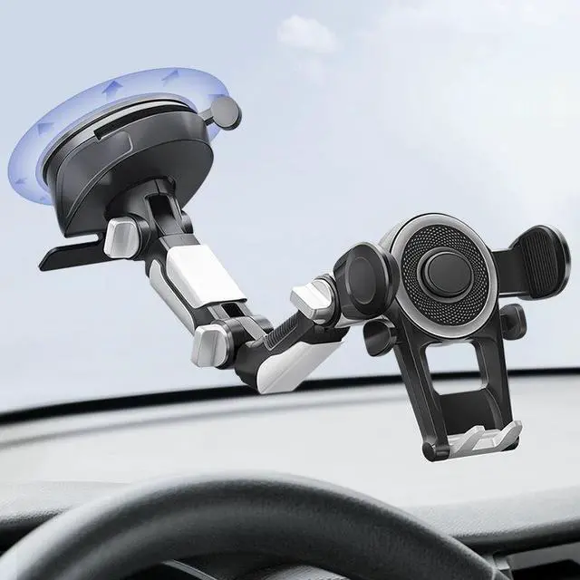 Alt view image 2 of 5 - Suction cup mobile phone holder - suitable for cars and large suction cups for windshield, center console and other applications
