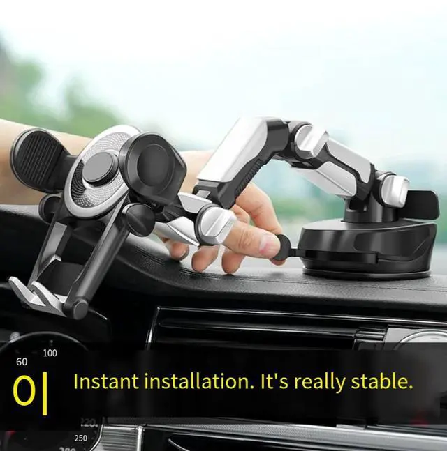 Alt view image 4 of 5 - Suction cup mobile phone holder - suitable for cars and large suction cups for windshield, center console and other applications