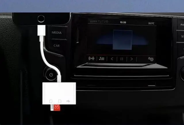 Alt view image 4 of 5 - USB C SD Card Reader, USB C to Micro SD TF Memory Card Reader, 3-in-1 USB Camera Card Reader Adapter