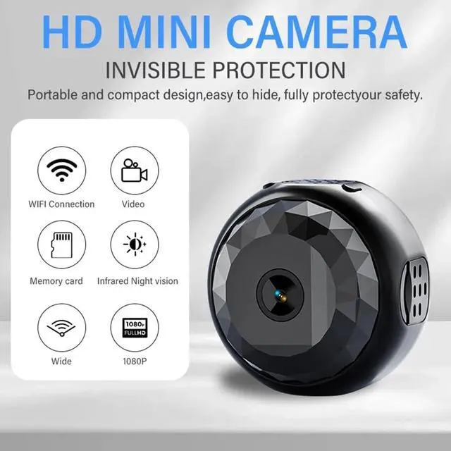 Alt view image 4 of 6 - Mini Camera,Mini 1080P Hd Wireless Magnetic Security Camera Nanny Camera with Audio,Mini 4g Wireless WiFi Camera,Secret Scope Magnetic Smart Wireless Camera (1pc)