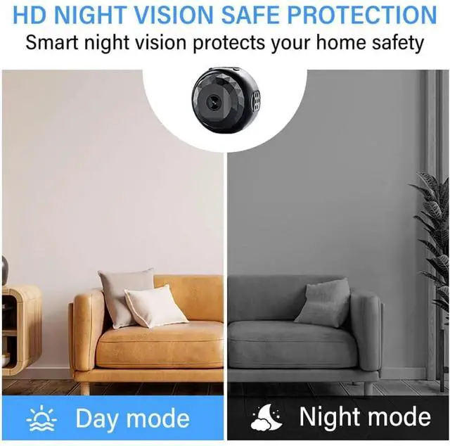 Alt view image 3 of 6 - Mini Camera,Mini 1080P Hd Wireless Magnetic Security Camera Nanny Camera with Audio,Mini 4g Wireless WiFi Camera,Secret Scope Magnetic Smart Wireless Camera (1pc)
