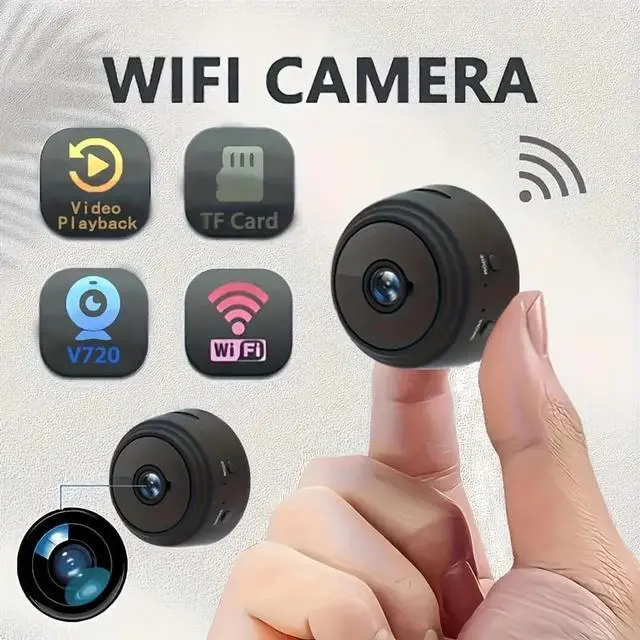 Alt view image 2 of 5 - 6PCS,Mini Camera Hidden, Nanny Cam with Motion Detection and Night Vision, Indoor/Outdoor Micro Security Surveillance Camera(No SD Card)