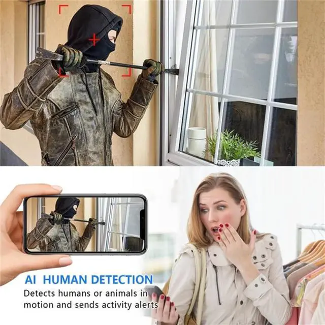 Alt view image 4 of 7 - Spy Camera, 2K HD Hidden Camera, No Need Wifi Camera, Cloud & SD Storage Mini Camera, Wireless Indoor Camera, AI Motion Detection Camera, Auto Night Vision Cameras for Home Security 1PCS