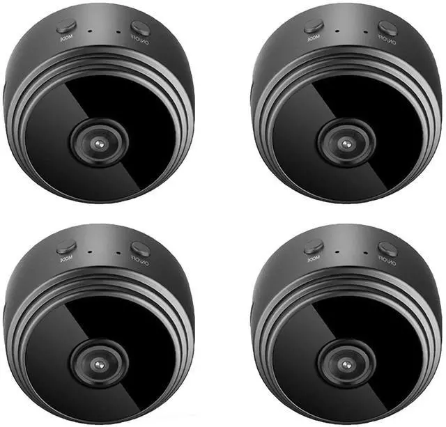 Alt view image 5 of 5 - Mini Spy Camera Hidden WiFi Small Wireless Video Camera with Full HD 1080P Audio Night Vision Motion Sensor Detection Support SD Card for iPhone Android Security Nanny Surveillance Cam(1) 4Pcs