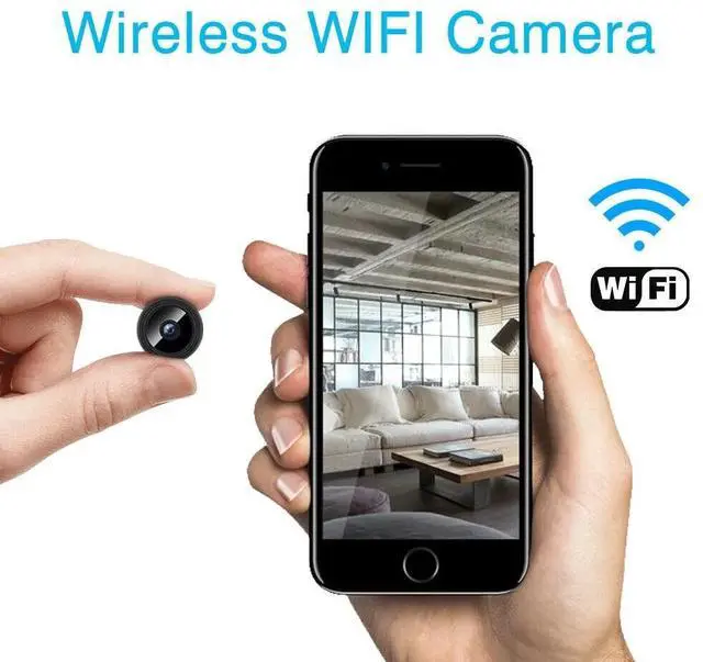 Main image of 1080P Camera for Home Security Camera WiFi Mini Camera Wireless with Audio Nanny Cam with Cell Phone App Night Vision Movement Detection Video Recording Remote View