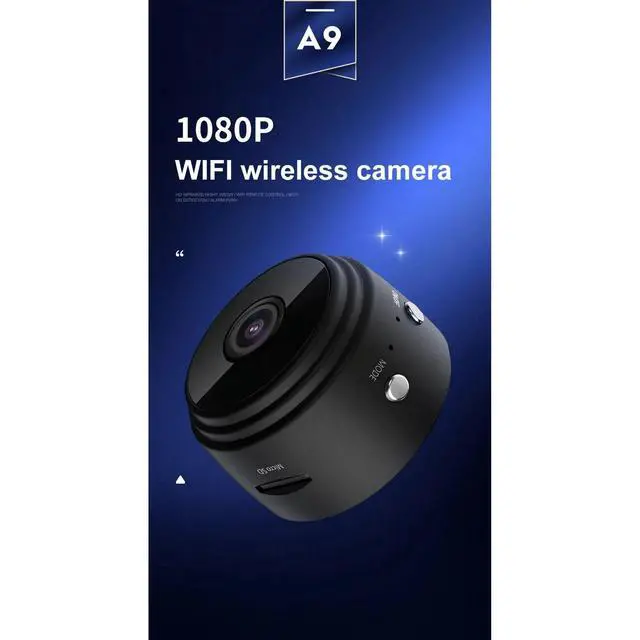 Alt view image 3 of 7 - 1080P Camera for Home Security Camera WiFi Mini Camera Wireless with Audio Nanny Cam with Cell Phone App Night Vision Movement Detection Video Recording Remote View
