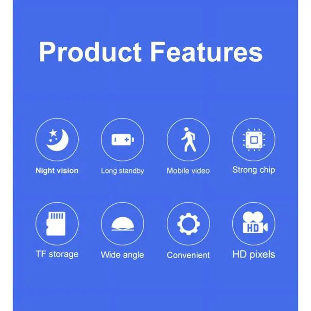 Alt view image 2 of 7 - 1080P Camera for Home Security Camera WiFi Mini Camera Wireless with Audio Nanny Cam with Cell Phone App Night Vision Movement Detection Video Recording Remote View