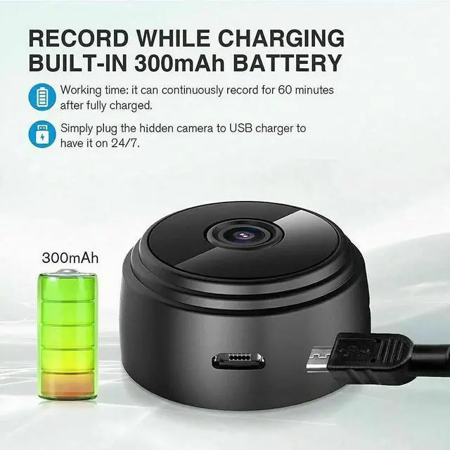 Alt view image 5 of 7 - Wireless WiFi Indoor Camera Home Surveillance Camera Two Way Audio with Night Vision Motion Detection Baby Monitor pet Camera Mobile APP Surveillance