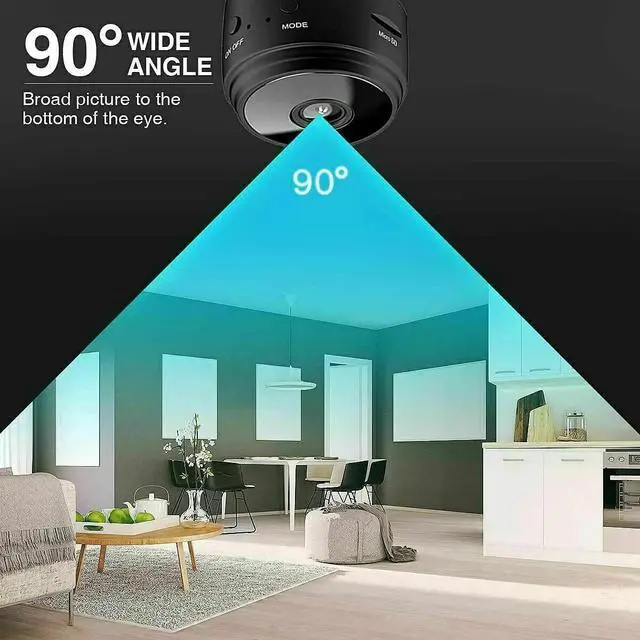 Alt view image 7 of 7 - Wireless WiFi Indoor Camera Home Surveillance Camera Two Way Audio with Night Vision Motion Detection Baby Monitor pet Camera Mobile APP Surveillance