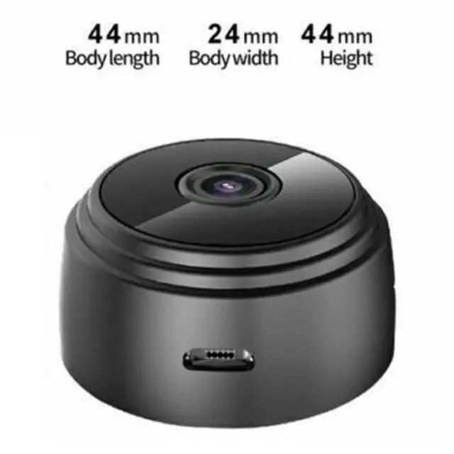 Alt view image 5 of 7 - 2 PCS Mini Wireless WiFi Cameras, Camera with Audio and Video Live Feed, with Cell Phone App Wireless Recording, 1080P HD Hidden Spy Cameras with Night Vision, Tiny Cameras for Indoor/ Outdoor