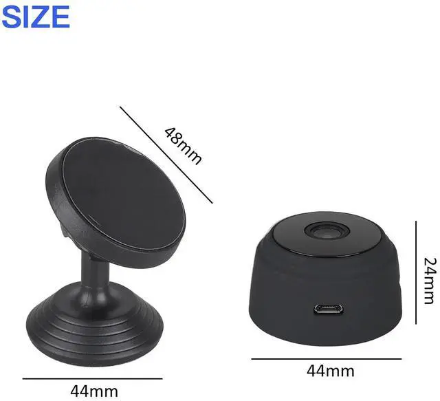 Alt view image 2 of 7 - 3pack Mini Camera 1080P HD Camera Wireless Hidden WiFi Cameras- Covert Nanny Cam Home Security Surveillance Cam,for Indoor Outdoor Car Small Security Camera