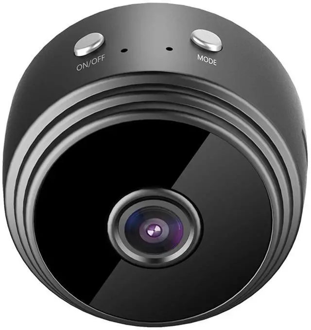 Alt view image 2 of 7 - Mini Hidden Camera WiFi Wireless Small Video Camera Full HD 1080P Night Vision Motion Detection Security Nanny Surveillance Cam Covert Cameras with App for Home indoor Outdoor 2PC Black