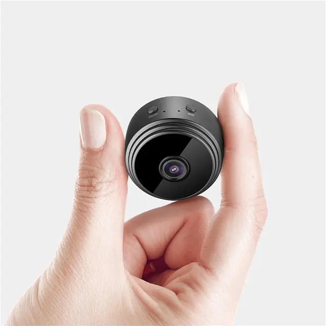 Alt view image 6 of 7 - Mini Hidden Camera WiFi Wireless Small Video Camera Full HD 1080P Night Vision Motion Detection Security Nanny Surveillance Cam Covert Cameras with App for Home indoor Outdoor 2PC Black