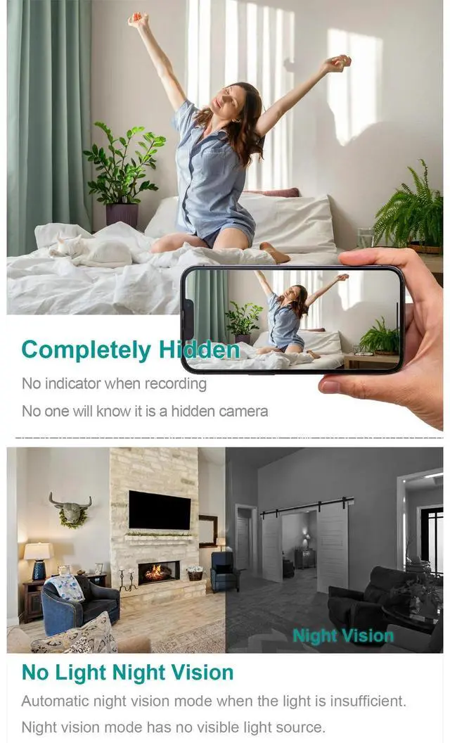 Alt view image 6 of 7 - Hidden Camera Charger with 4K, 1 Channel, 128G SD Card, Black, night vision